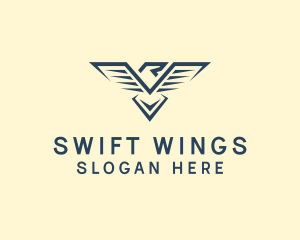 Eagle Bird Wings logo design