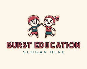 Kids Educational Learning logo design