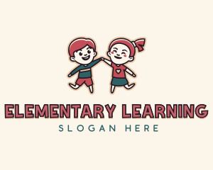 Kids Educational Learning logo design