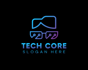 Tech Geek Nerd  logo design