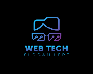 Tech Geek Nerd  logo design