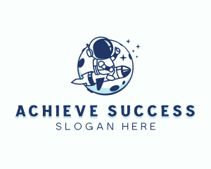 Astronaut Leadership logo design