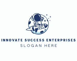 Astronaut Leadership logo design