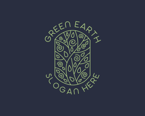 Gardening Tree Environmental logo design