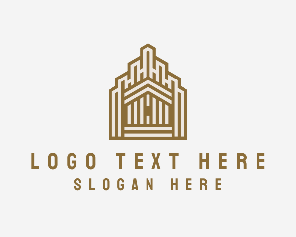 Wooden logo example 4