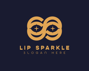 Infinite Loop Sparkle logo design