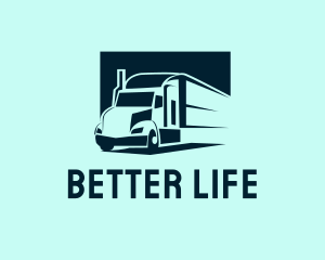 Delivery Truck Logistics Logo