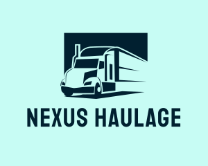 Delivery Truck Logistics logo design