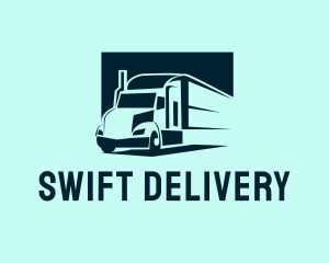 Delivery Truck Logistics logo design