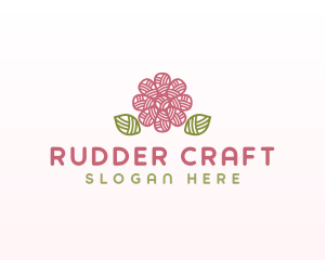 Flower Yarn Crafts logo design