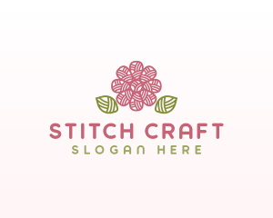 Flower Yarn Crafts logo design