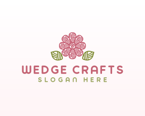 Flower Yarn Crafts logo design