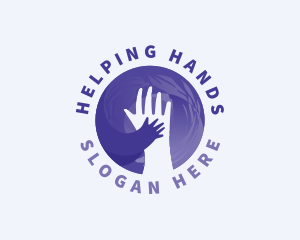 Hands Parenting Family logo design