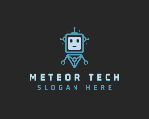 Data Tech Bot logo design