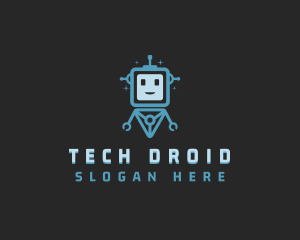 Data Tech Bot logo design