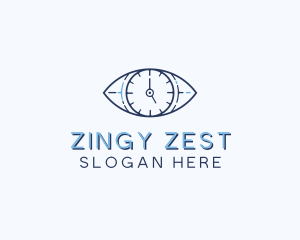 Eye Time Clock logo design