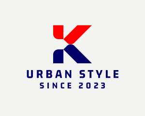 Cyber Digital Letter K logo
