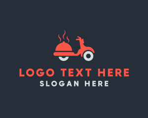 Food Delivery Vespa Logo