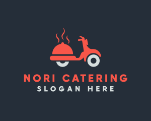 Food Delivery Vespa logo design