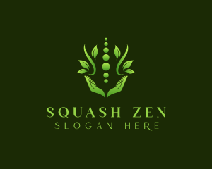 Hand Leaf Wellness logo design