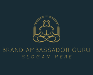 Yoga Zen Meditation  logo design