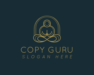 Yoga Zen Meditation  logo design