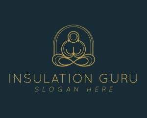 Yoga Zen Meditation  logo design