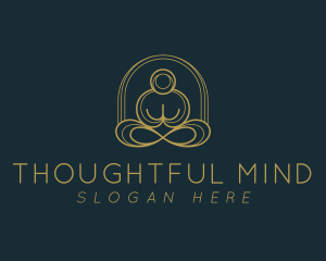 Yoga Zen Meditation  logo design