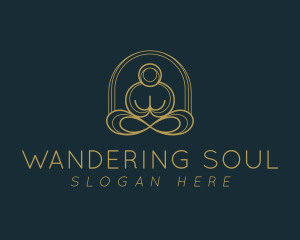 Yoga Zen Meditation  logo design