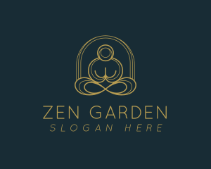 Yoga Zen Meditation  logo design