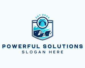 Roof Pressure Washer logo design