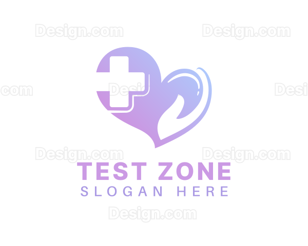 Medical Heart Cross Logo