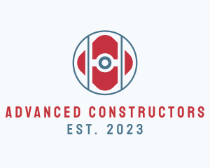 Modern Contractor Company logo design