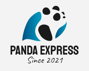 Cute Wild Panda  logo design