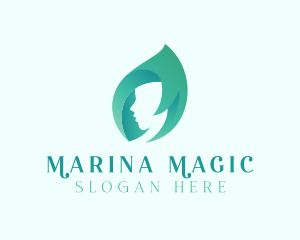 Mint Hair Beauty Salon logo design