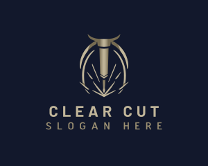 Laser Cutting Machinist logo design