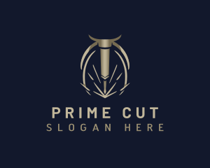 Laser Cutting Machinist logo design