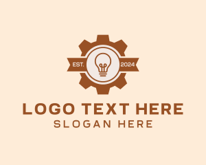 Light Bulb Gear Banner logo