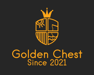 Golden Royal Fishing logo design