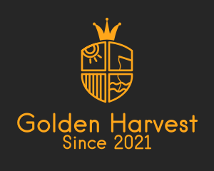 Golden Royal Fishing logo design