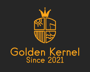 Golden Royal Fishing logo design