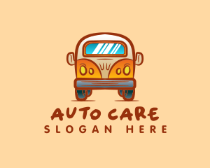 Camper Van Road Trip logo design