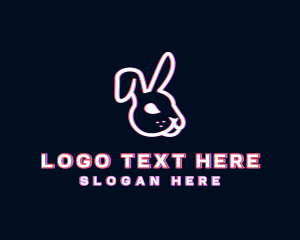 Bunny Rabbit Glitch logo