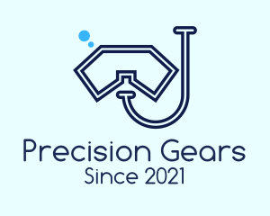 Minimalist Scuba Gear  logo design