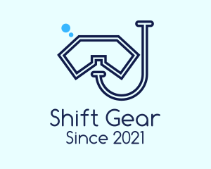 Minimalist Scuba Gear  logo design