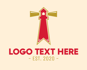 Red Lighthouse Bookmark logo