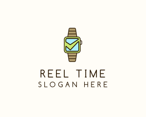 Check Wrist Watch logo design