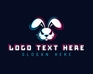 Glitch Gaming Bunny logo