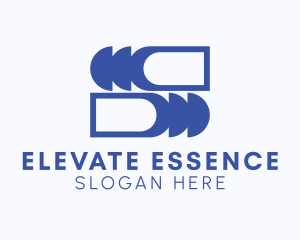 Spliced Streaming App Letter D logo