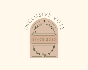 Organic Natural Plant Spa  logo design